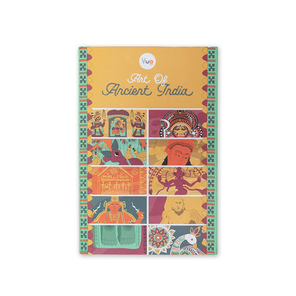 Art of Ancient India - A Book to Empower the Knowledge of Various Indian Art Forms [With 10 Activity Sheets and 20 Greeting Cards] | Ancient Art of India | Yug | Yug Books