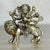 eSplanade Brass Maa Durga/MATA Rani Idol, Statue, Moorti, murti for Home Mandir and Home Decor (4.6 Inches & 6.5 Inches)