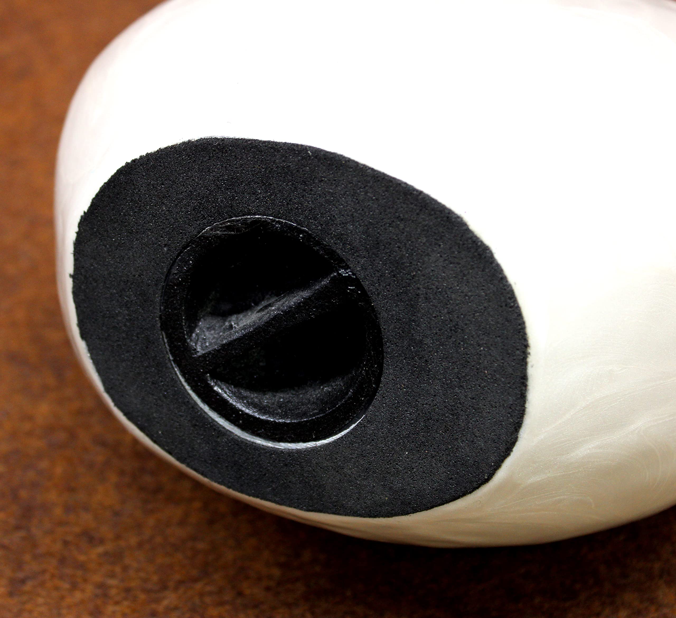 eSplanade Metal Cremation Urn Memorial Jar Pot Container | Full Size Urn for Ashes Funeral Burial | Teardrop Urns | Grey & white- 10" Inches