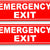 eSplanade Sign Sticker Decal - Easy to Mount Weather Resistant Long Lasting Ink Size (9" x 3")