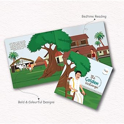 Yug Folk Books: The Golden Exchange - Story on Decision Making! Includes Engaging Activity for Kids. Ages 3 - 8 years. Perfect for Gifts too