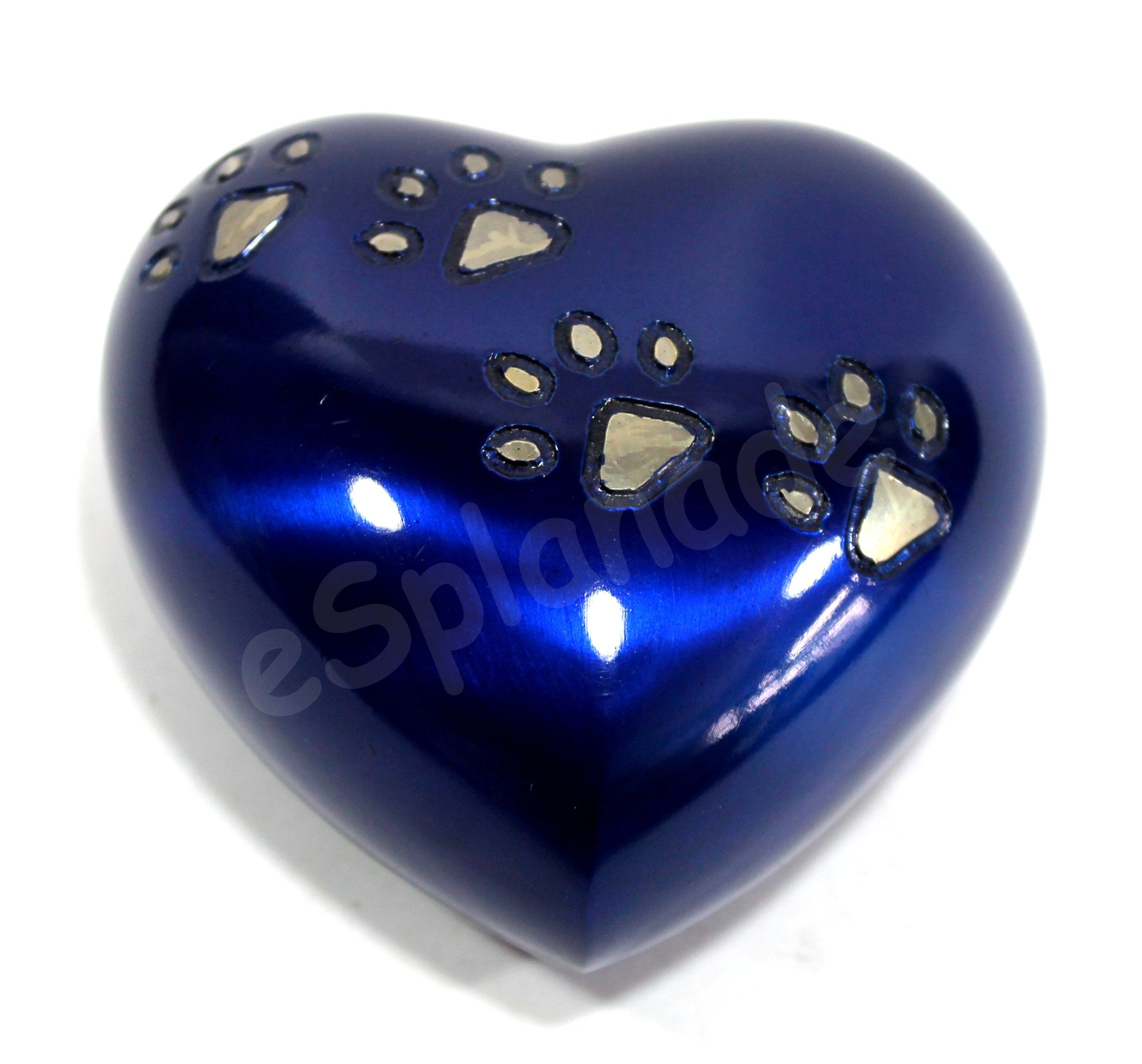 eSplanade cat Dog pet Cremation Mini Heart urn Keepsake Memorial | Small urn for Ashes Funeral Burial