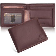 HORNBULL Maddison Men's Brown Genuine Leather Wallet | Branded Quality Wallet for Men with RFID Blocking | Mens Gift Set