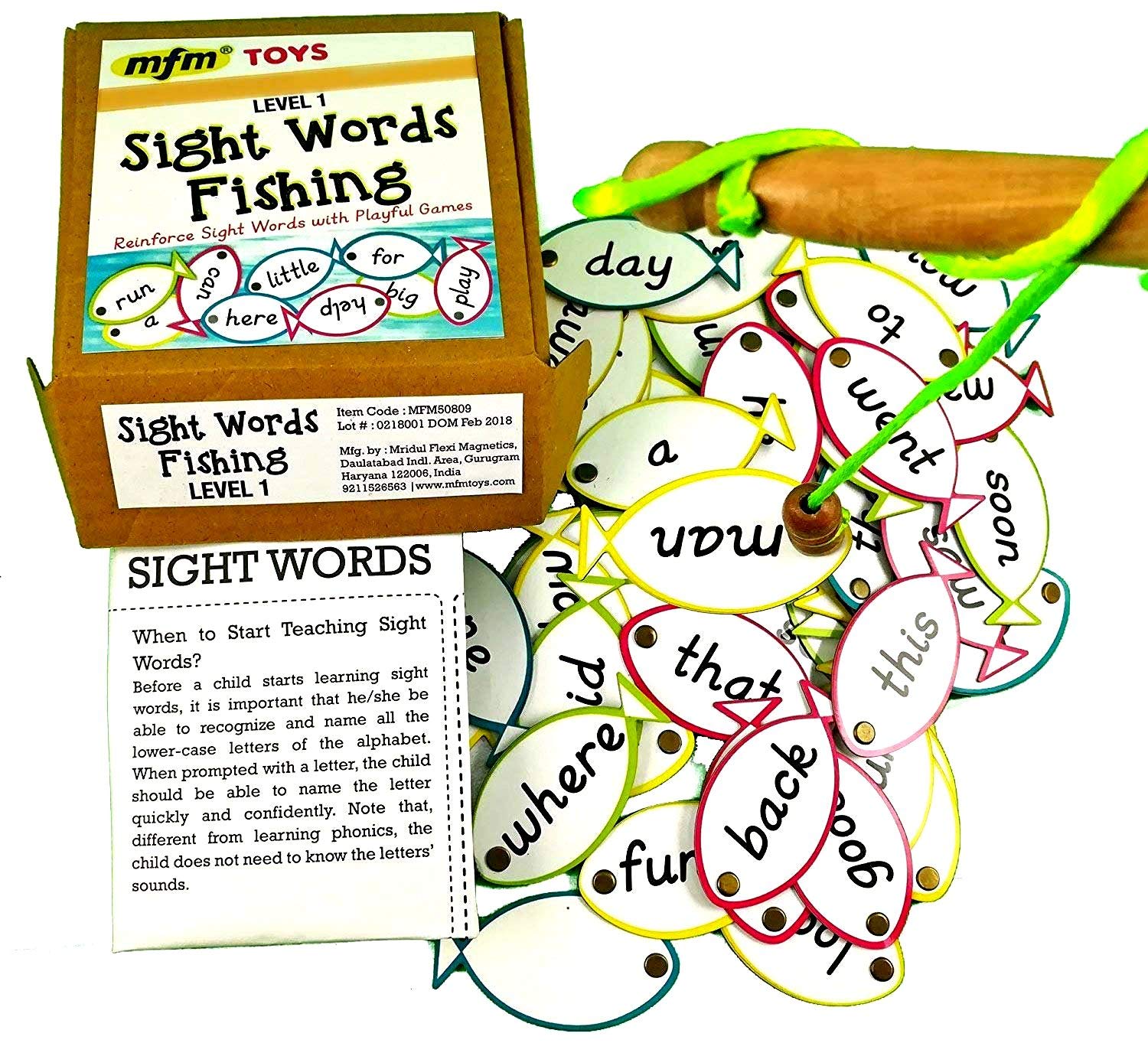 StonKraft Fishing Game ~ Catching Alphabets & Sight Words Fishing Recognition Reinforcement Game