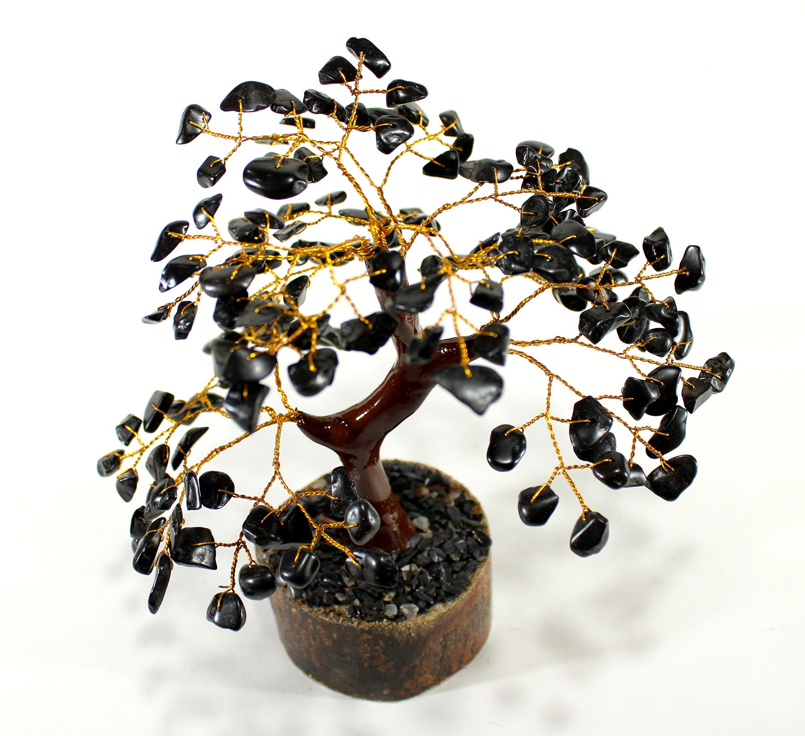 eSplanade Crystals Tree Healing Stones Seven Chakra Natural Healing Gemstone Bonsai Fortune Money Tree, Home Office Decor Spiritual Gift | Size 7-8 Inches