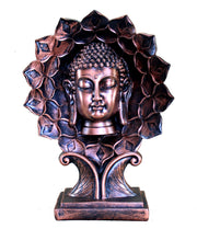 eSplanade Resin Meditating Buddha - 10 inches | Resting Buddha Face Idol Statue Figurine Murti | Home Decor