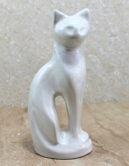 eSplanade- Cat Kitten Shape Cremation urn | Memorial Funeral Burial Full-Size urn for Ashes| Size - 9 inches.