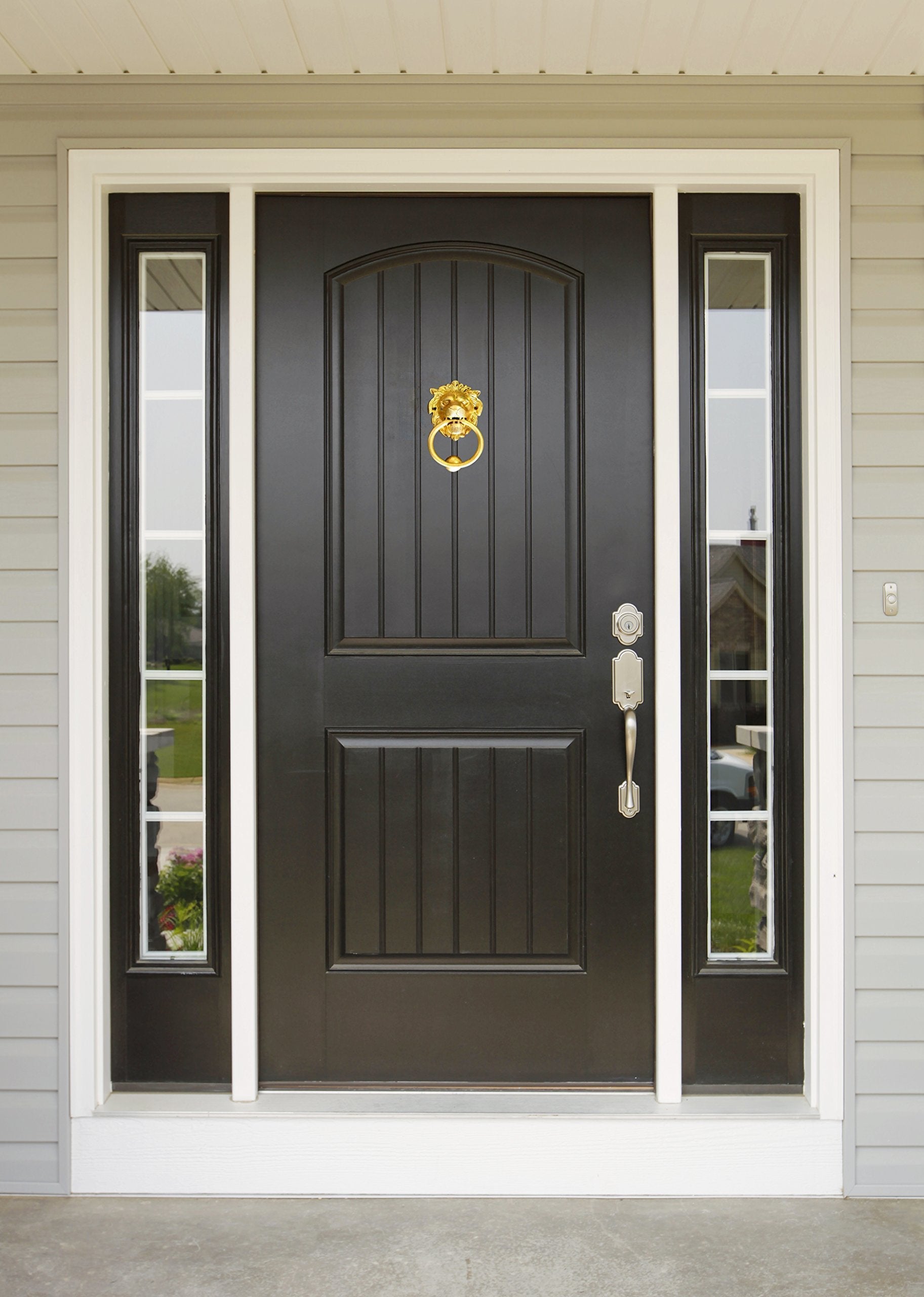 StonKraft Brass Lion Door Knocker Knockers Gate Knocker Door Accessories (Lion 5" & 6")