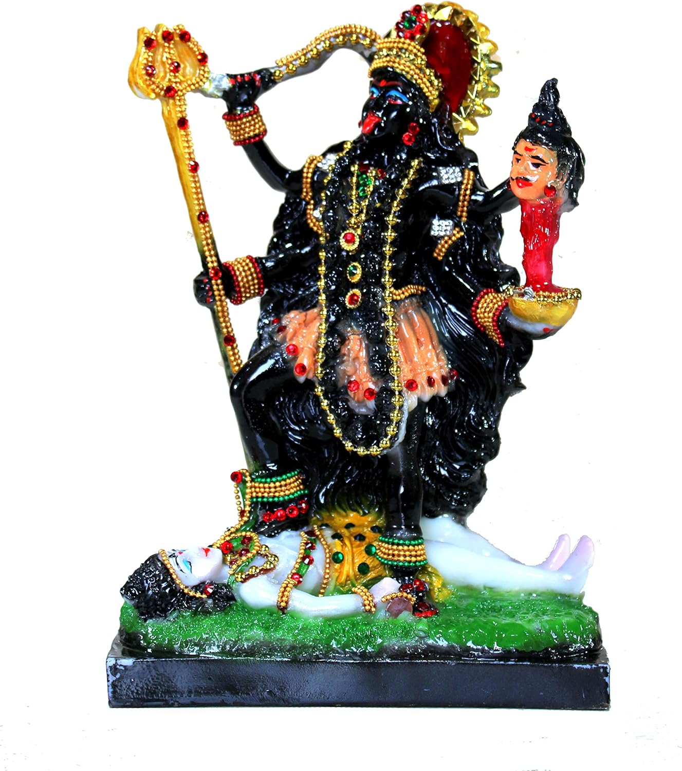 eSplanade Resin Kali Mata Murti Idol Statue Sculpture (8.5" Inch high)