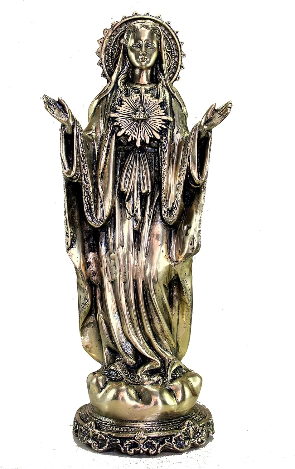eSplanade Brass Jesus Christ Holy Statue Spiritual Idols - 16 inches (BIG SIZE) | Religious Statues | Holy Statue of Christian
