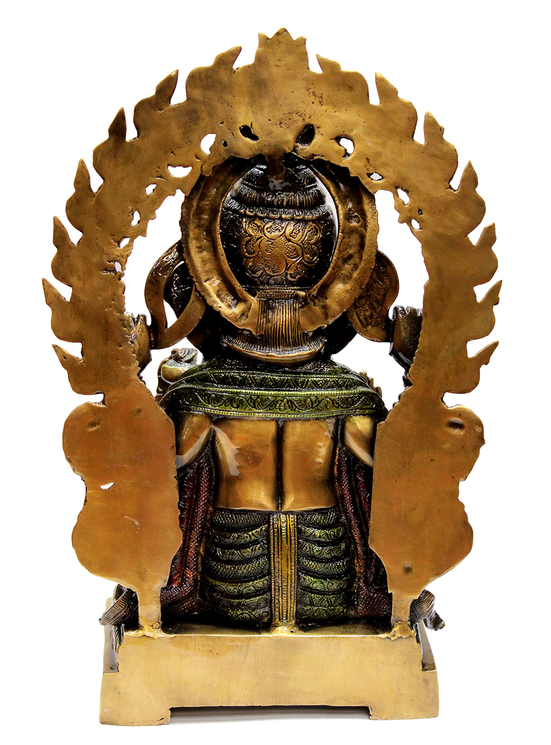 eSplanade Brass Ganesh Ganesha Ganpati Vinayak Showpiece | Murti Idol Statue Sculpture - 19.75" Inches - Big Size