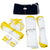 Jacha & Bacha Jumbo Gift Set for Newborns - Set of 6 Nappies, 6 Napkins, 2 Towels, 2 Burp Cloth, 1 Liner - Pure Soft Dhoti Cotton (Yellow)