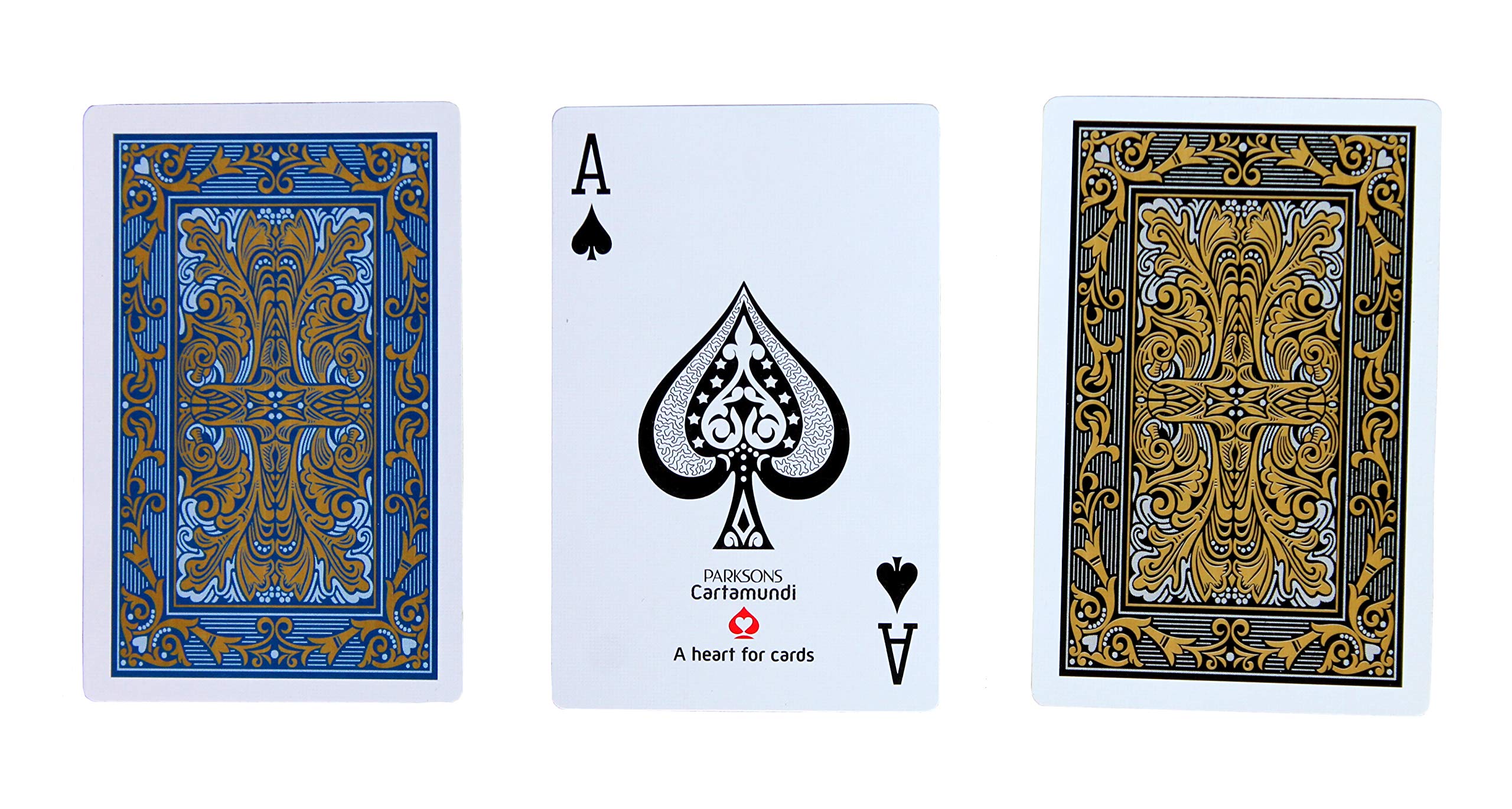 StonKraft Plastic Playing Cards | Poker Size Cards (Set of 2) Poker Playing Cards for Flash, Rummy, Bridge, Party Games