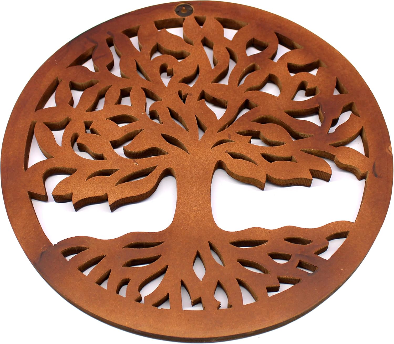 eSplanade Tree of Life Wall Hanging Showpiece | Decorative Items - Home Decor | Wood - Brown - 15.5" Inches