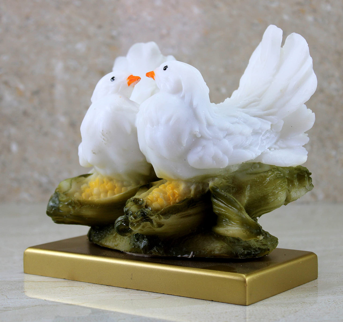 eSplanade Love Birds Showpiece | Bird Statue Romantic Couple Gift Decorative Showpieces Items (Multicolour)