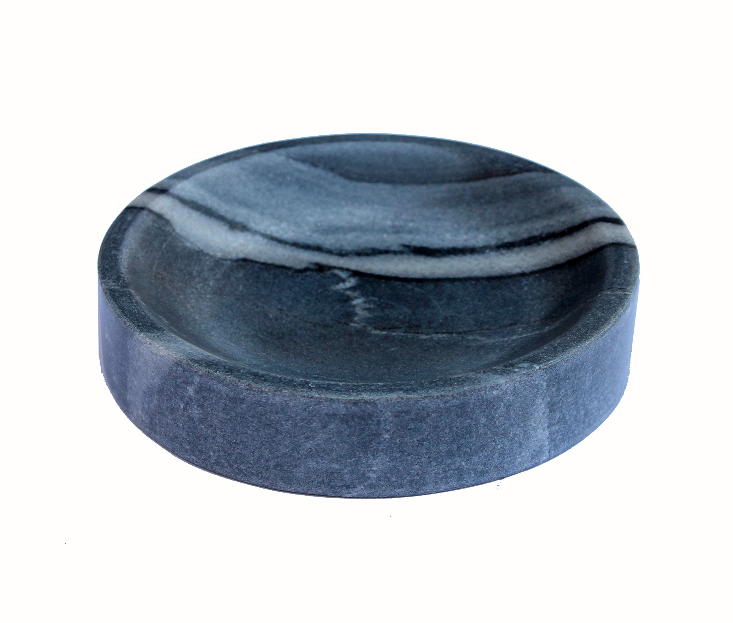 KLEO Natural Stone Soap Dish Soap Holder Bath Accessories for Bathroom, Tub or Wash Basin Accessory