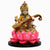 eSplanade Resin Saraswati Maa Murti Idol Statue Sculpture - 11" Inches - Multi (Multicolor peacock)