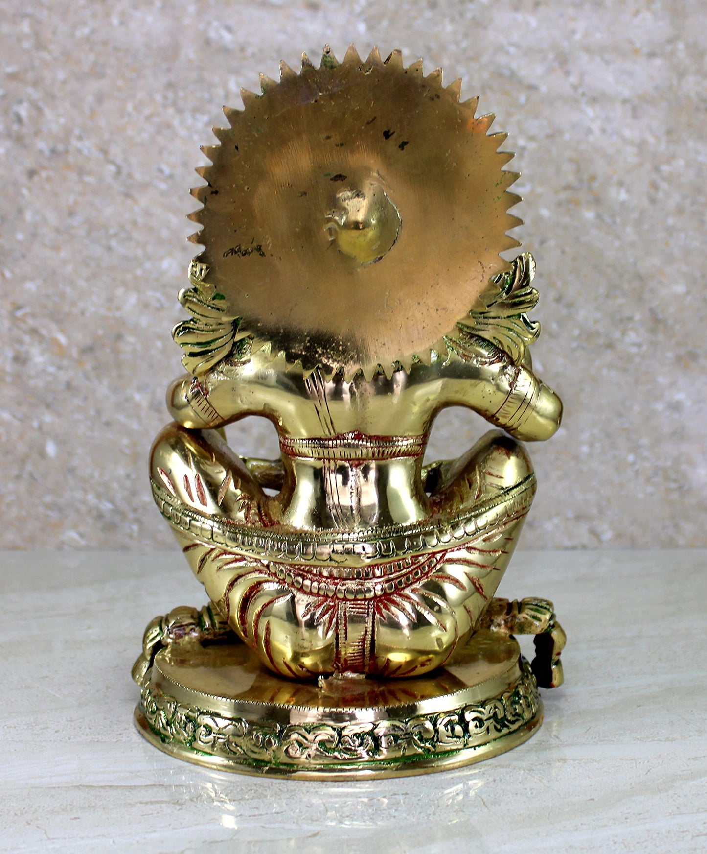 eSplanade Brass Aiyyappa Statue | Ayyappa Swamy | Aiyyappan Statue | Pooja Idols | Home Decor - 9.75" Inches