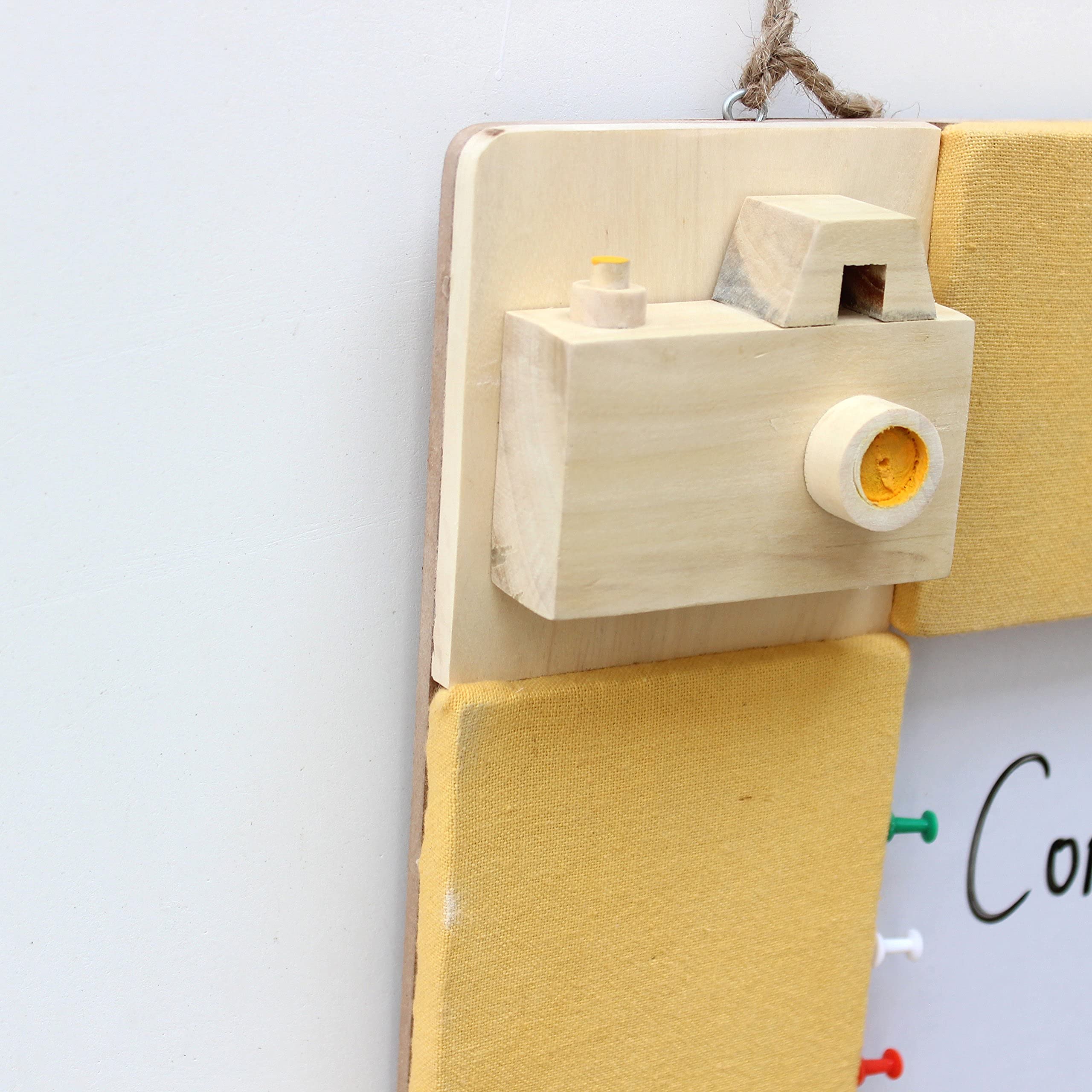 IVEI Pinboard + Whiteboard (Camera - Yellow)