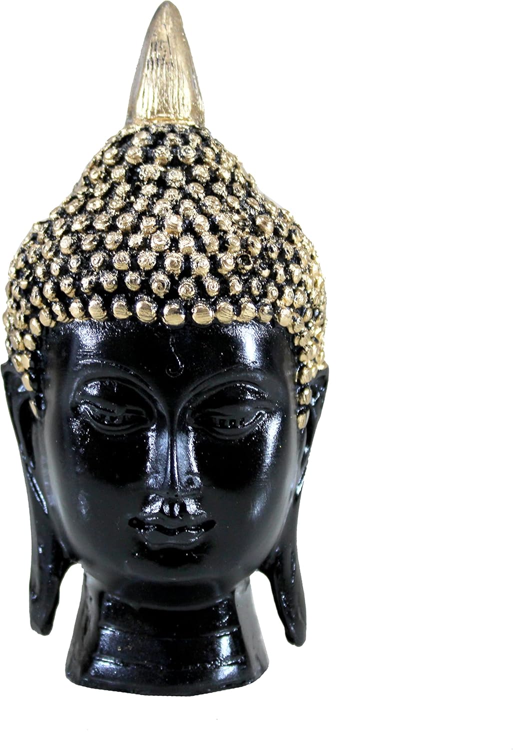 eSplanade Resin Buddha Face/Head Showpiece, Home Decor | Idol | Statue | Figurine | Murti | Statue (5" inches)