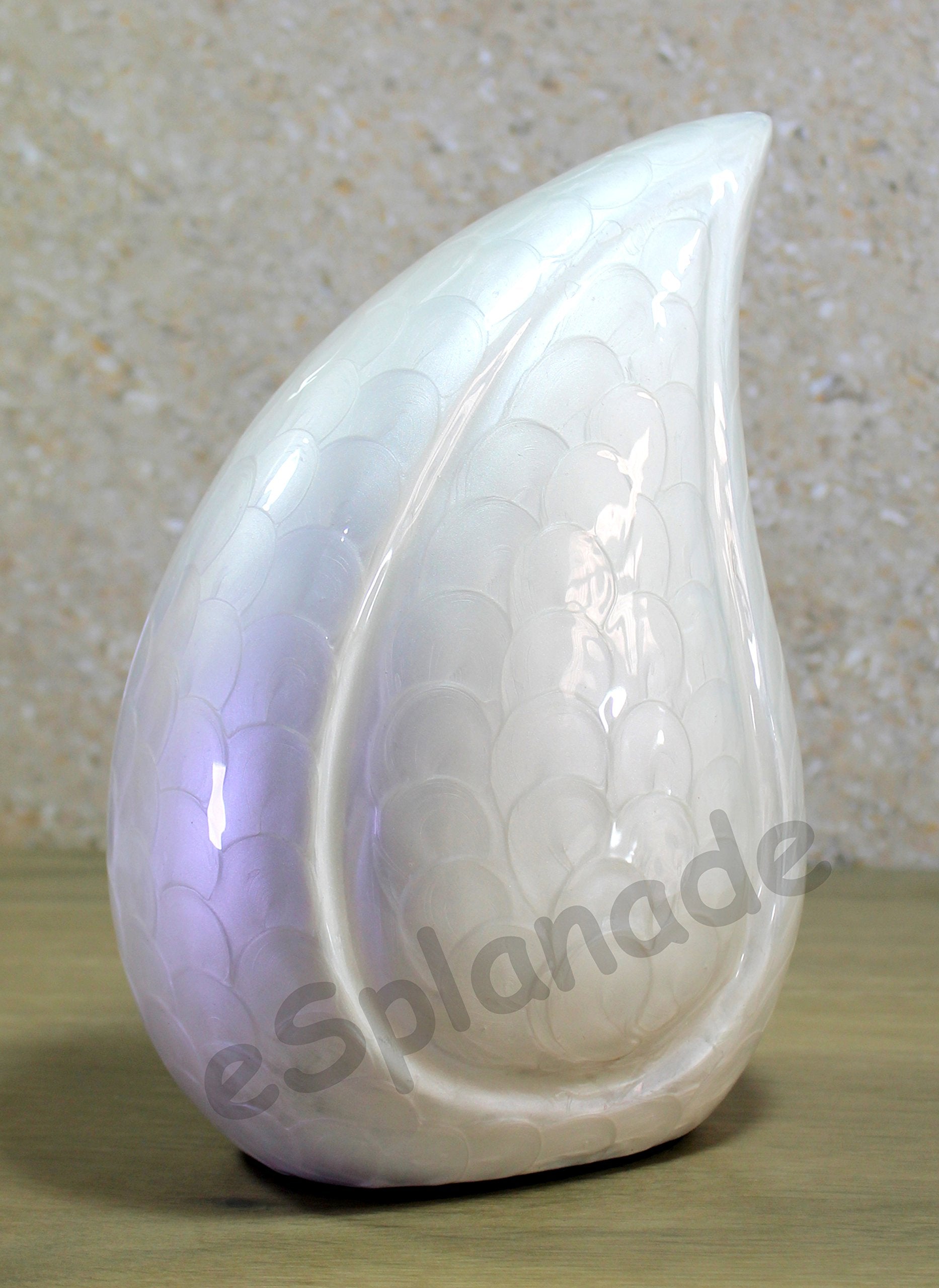 eSplanade Teardrop Cremation Urn Memorial Container Jar Pot | Cremation urn | Metal urn | Burial urn