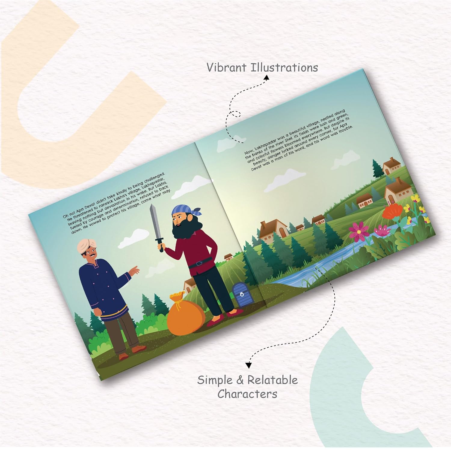 Yug Folk Books The Fearless Daughter - Story of Bravery! Includes Engaging Activity for Kids. Ages 3 - 8 years. Perfect for Gifts too