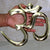 ESPLANADE Brass OM Wall Hanging Sculpture | Vastu Fengshui Goodluck, Auspicious, Religious symbols | Pooja Idols | Home Decor - Golden (Available in various sizes)