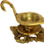 Brass Oil Lamps | Shankh Chakra Narayan Oil Lamp Diya Deepam Kuthu Vilakku -3.5 & 4" Inches