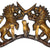 eSplanade Brass Fighting Lions Key Stand | Key Holder Hanger Hook, Wall Key Holder, Keys Rack Hook, Key Hanging Hooks Multi