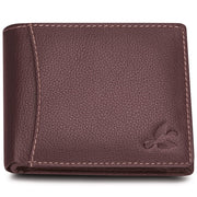 HORNBULL Themes Brown Leather Wallet for Men | Stylish Valentine's Day Mens Gift Wallet | RFID Blocking Wallets Men Leather