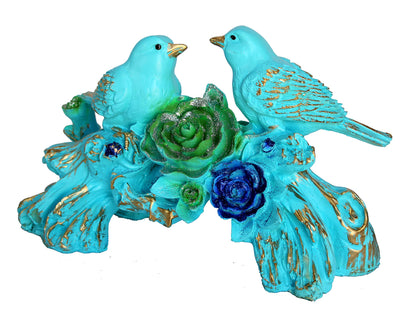 eSplanade Love Birds Showpiece | Bird Statue Romantic Couple Gift Decorative Showpieces Items (Multicolour)