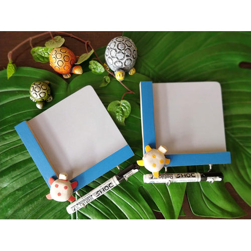 IVEI Utility Fridge Magnet with a Dry Erase Board - Budget Gifts - Unique Ideas - whiteboard (Turtle, Yellow)