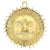 eSplanade 4" Brass Sun God Smiling Surya Bhagwaan Idol Statue Sculpture Wall Hanging