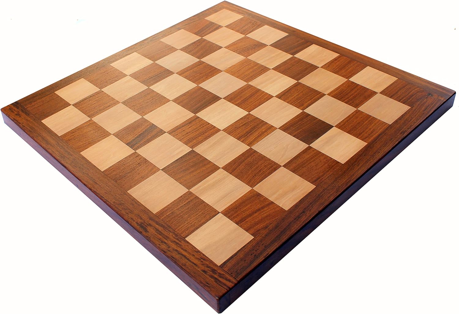 StonKraft Wooden Chess Board Without Pieces for Professional Chess Players - Appropriate Wooden & Brass Chess Pieces Chessmen Available Separately by Brand (14", 16",21"- Acacia Wood)