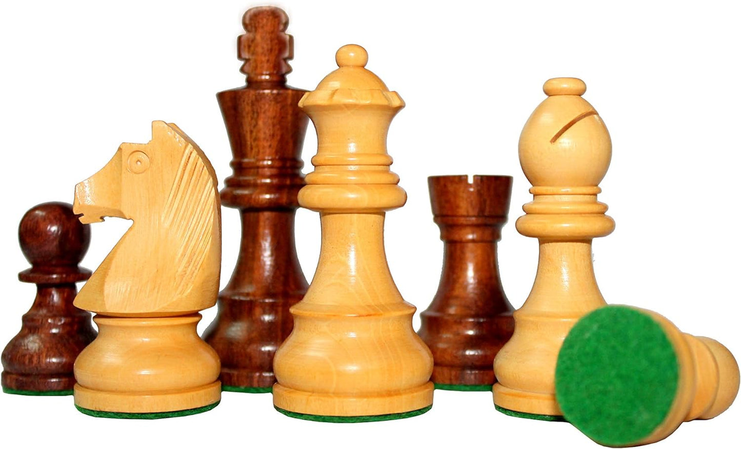 StonKraft Wooden Chess Board Game set with Wooden Magnetic Chess Pieces (12" X 12" Inches)