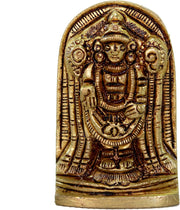 eSplanade Brass Balaji Venkatesh Tirupati Murti Idol Statue Sculpture | Pooja Idols | Tirupathi Balaji | Home Decor | Brass Statue - 2" Inches