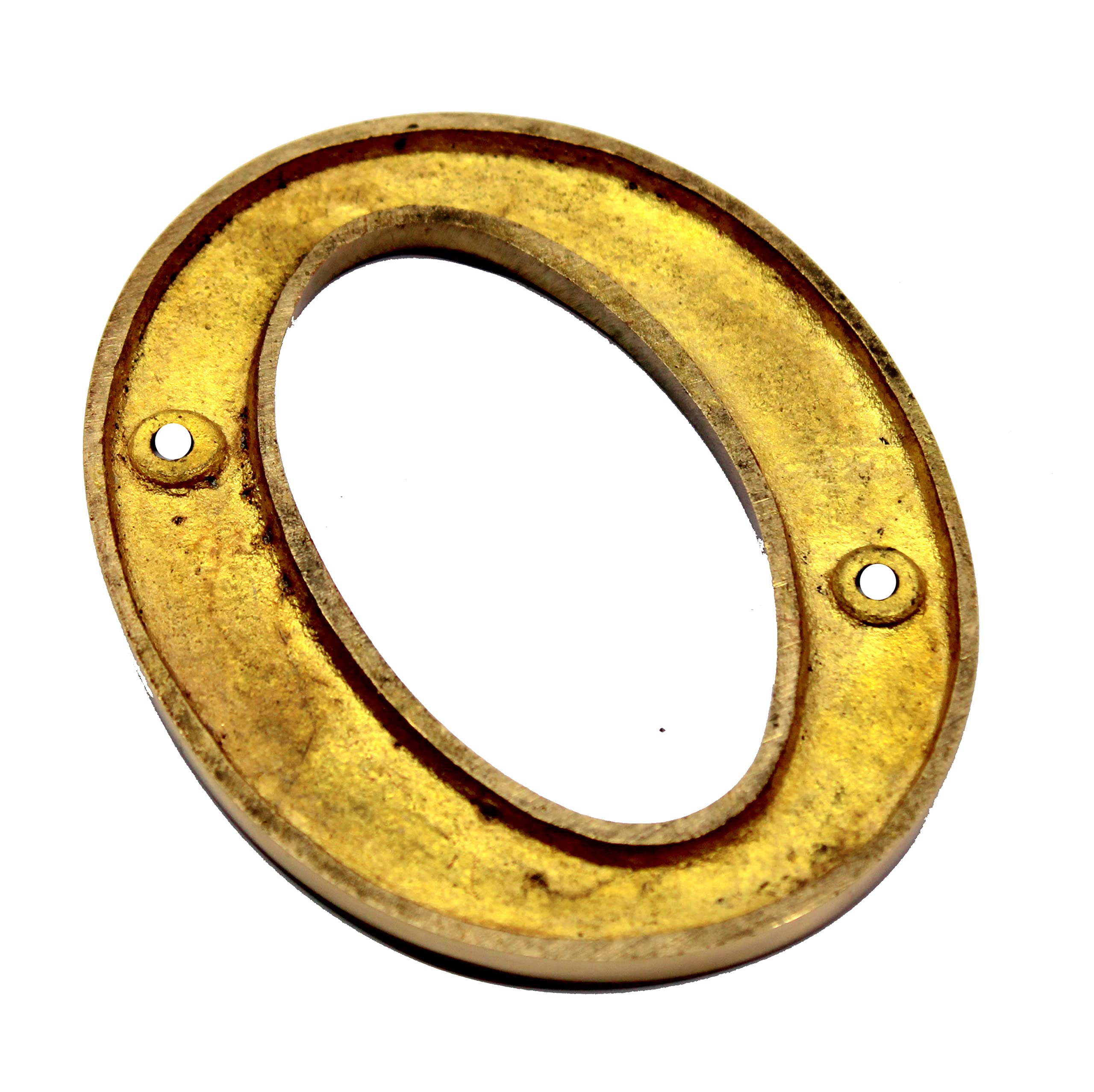 eSplanade Brass House Hotel Door Name Alphabets - Wall Door Plaque Alphabet Letter - Golden - 4" Inches (All Alphabets- 4")