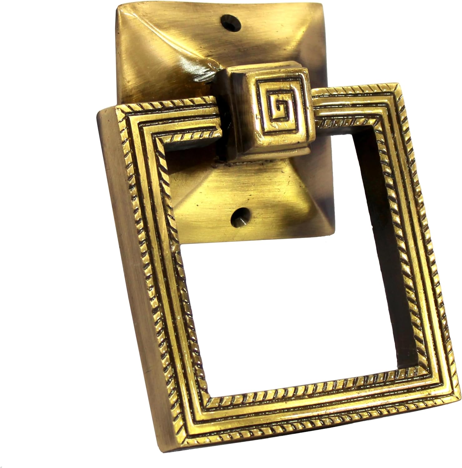 eSplanade Brass Hand Towel Hanger Holder Towel Holding Ring | Bathroom Accessories | Bath Decor - Golden - 5.5" Inches