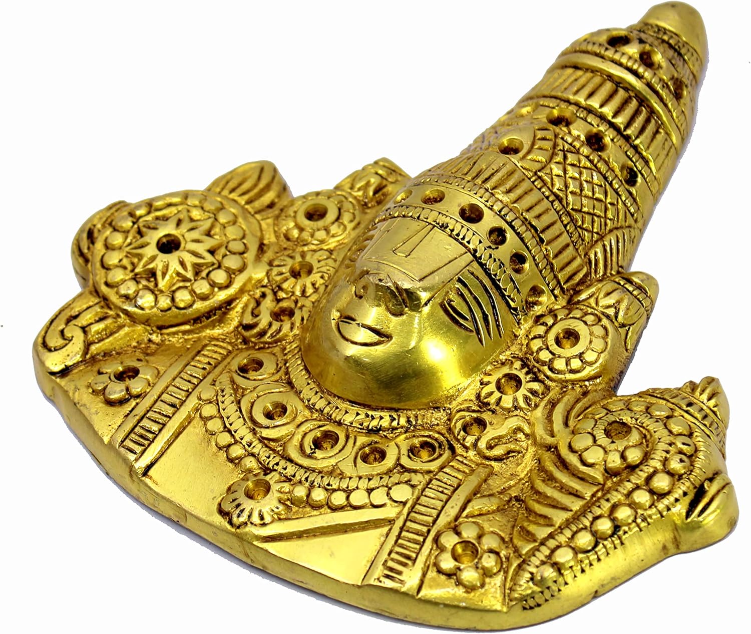 eSplanade - 6" & 6.75" Brass Balaji Venkatesh Tirupati Statue Murti Idol | Pooja Idols | Tirupathi Balaji | Home Decor | Brass Statue