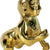 StonKraft Brass Krishna Laddoo Gopal Kanha Makhan Chor Statue Idol Murti Sculpture
