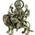 ESPLANADE Brass Maa Durga/MATA Rani Idol, Statue, moorti, murti for Home Mandir and Home Decor (8.5 Inches)