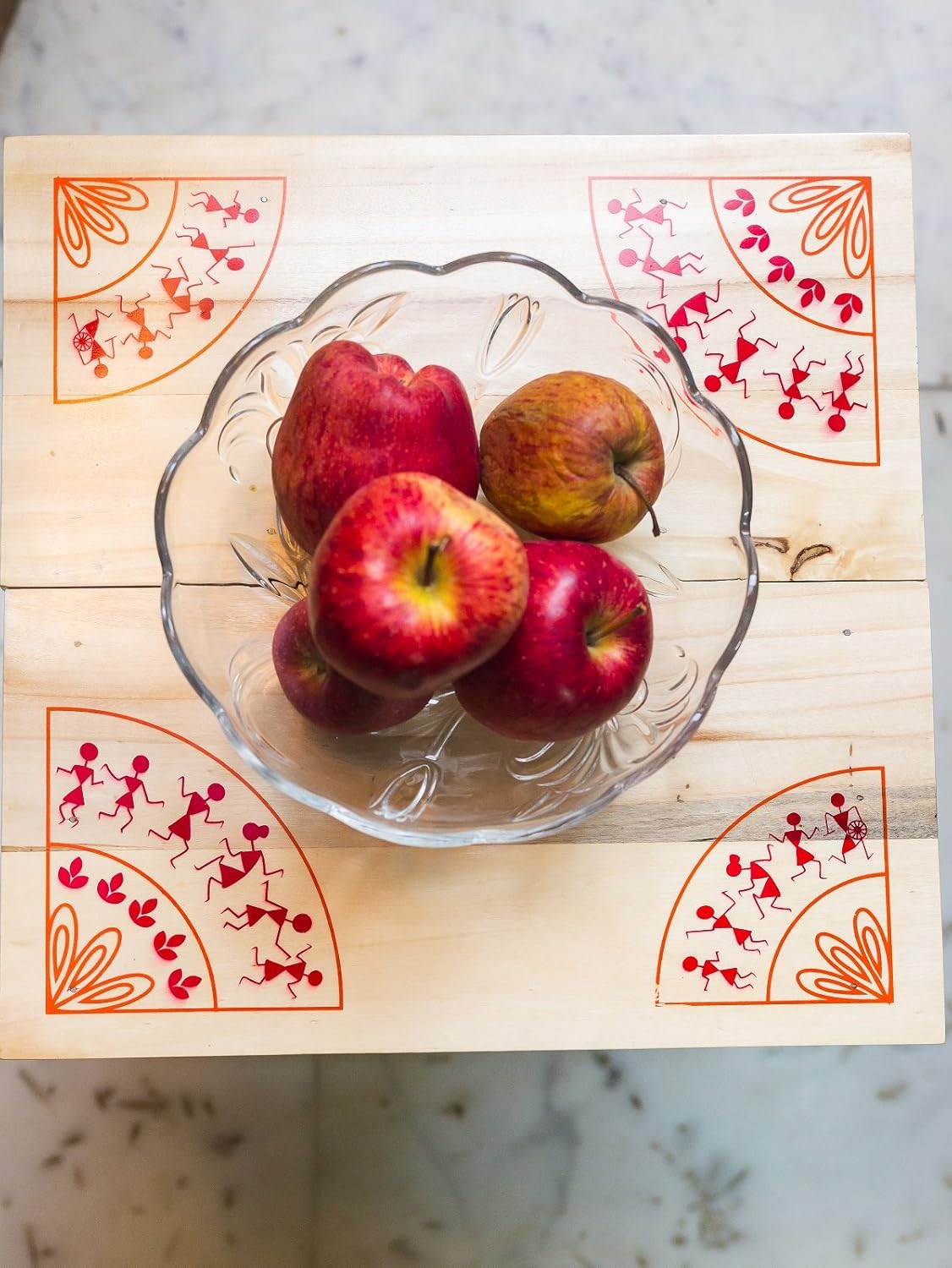 IVEI Warli Wooden Portable Folding Table - 3 sizes