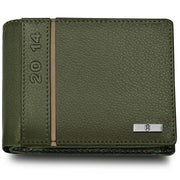 HORNBULL Miller Wallet for Men | Stylist Mens Wallet with RFID Blocking | Genuine Leather Olive Nappa | Gift for Men