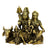 eSplanade Brass Shiv Pariwar - Shiva Family - Shiv Parvati Shiva Bholenath Shankar Ganesha Nandi Murti Moorti Idol Statue Sculpture - 5.5" Inches