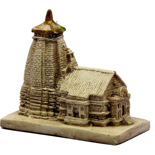 ESPLANADE Resin Mahadev Mahadeva Kedarnath Temple Mandir Miniature Figurine for Temple Car-Dashboard - 3.25