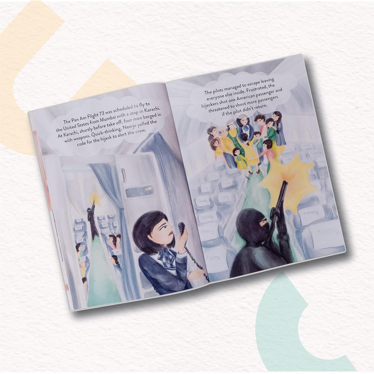 Neerja Bhanot - An Inspirational Biography of Brave Indian Air Hostess - Story of Bravery, Humanity and Fearless Spirit | Early Learning Activity Book with 5 Interactive Activity for All by Yug Books