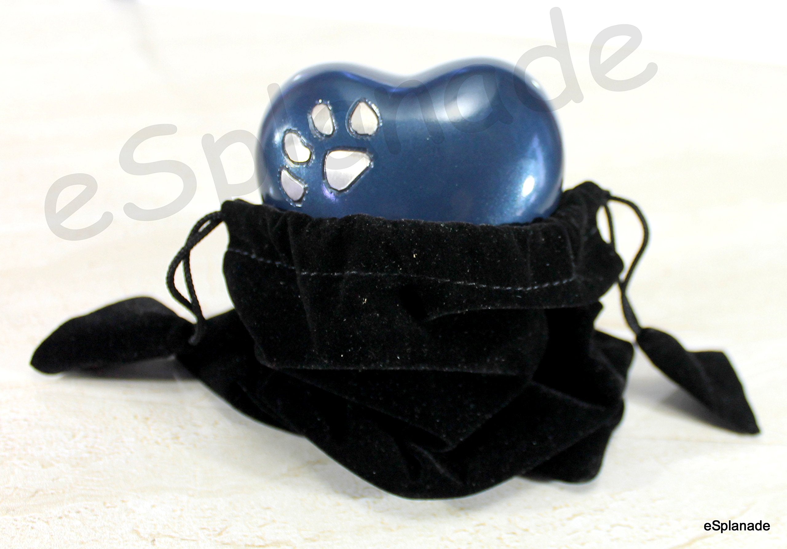 eSplanade cat Dog pet Cremation Mini Heart urn Keepsake Memorial | Small urn for Ashes Funeral Burial