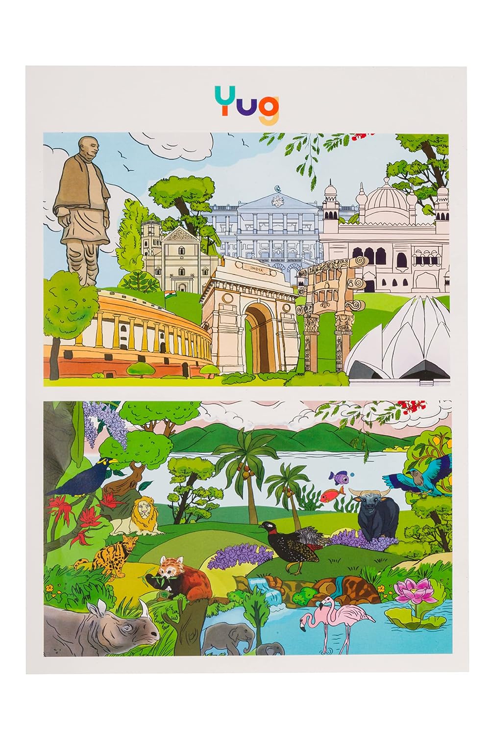 Gift Combo 2 - The Great Indian Travelogue & Puzzles of India Monuments & Jungles