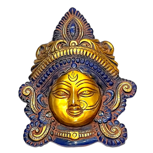 ESPLANADE Brass Maa Durga/MATA Rani Idol, Statue, moorti, murti for Home Mandir and Home Decor (7.25 Inch)