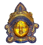 ESPLANADE Brass Maa Durga/MATA Rani Idol, Statue, moorti, murti for Home Mandir and Home Decor (7.25 Inch)